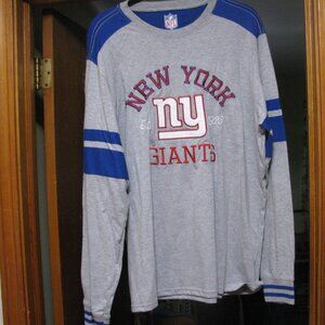 NEW YORK NY  GIANTS NFL EMBROIDERED LONG SLEEVE SHIRT SIZE XL NWOT????? GORGEOUS